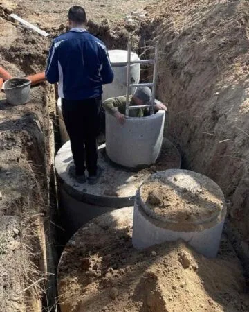 Монтаж септика з бетонних кілець, Черкаси