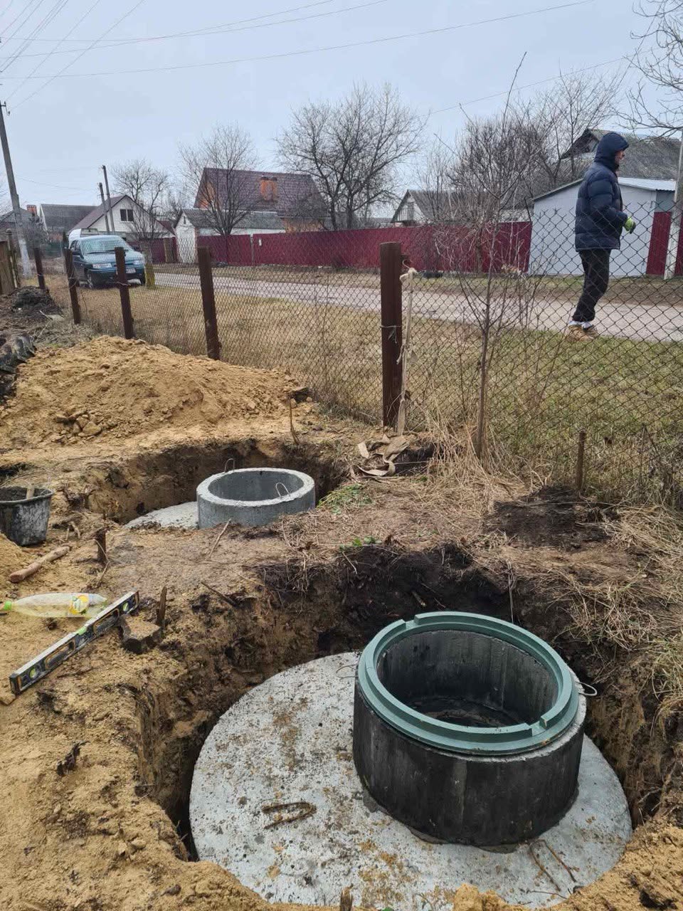 Монтаж септика в місті Крюківщина